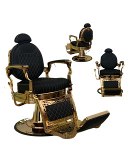 SILLÓN DE BARBERO DORADO...